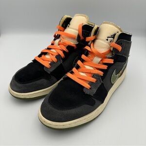 Nike Air Jordan 1 Mid SE Craft Anthracite‎ Black Grey Size 6.5Y Youth